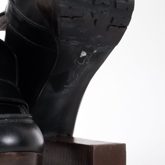 Marni Black Platform Buckle Loafer Pumps - Picture 5 of 9